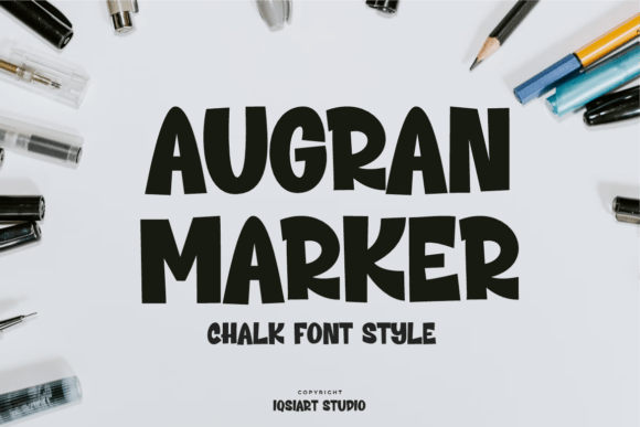 Augran Marker: A Playful Display Font for Bold Campaigns