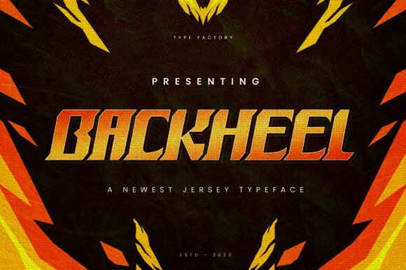 Backheel: A Bold Display Font for Digital Branding