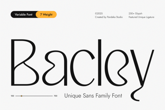 Bacley Font for Professional Branding