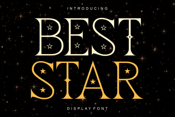Best Star: A Decorative Font for Handmade Creations