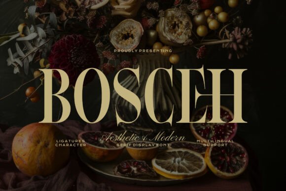 Bosceh Serif Font for Modern Campaign Design