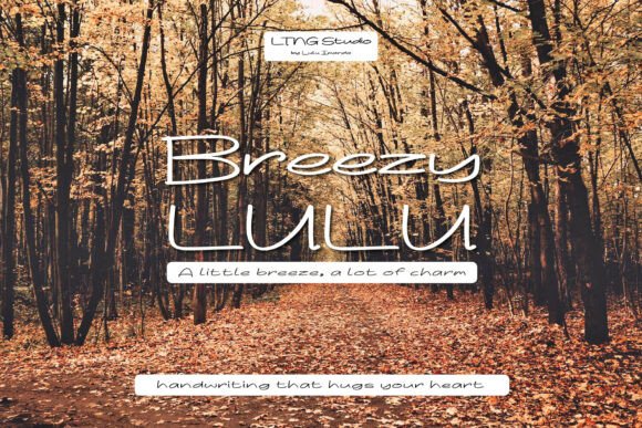 Breezy Lulu: A Handwritten Font for Modern Web Design