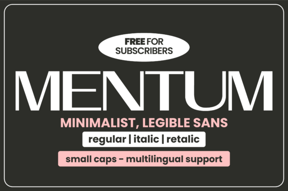 Bringing Labels to Life with the Mentum Font