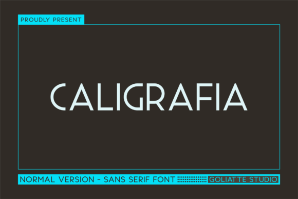 Caligrafia: A Modern Sans Serif Font for Business Branding