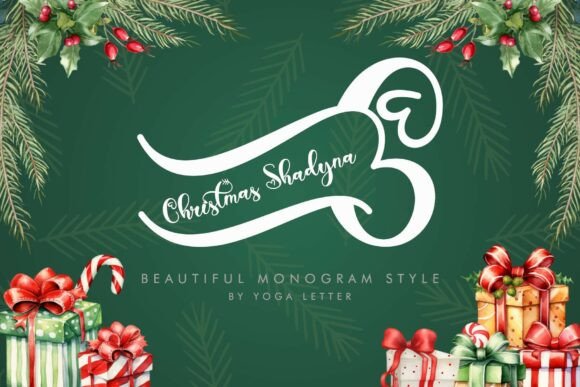 Christmas Shadyna Font for Festive Campaigns