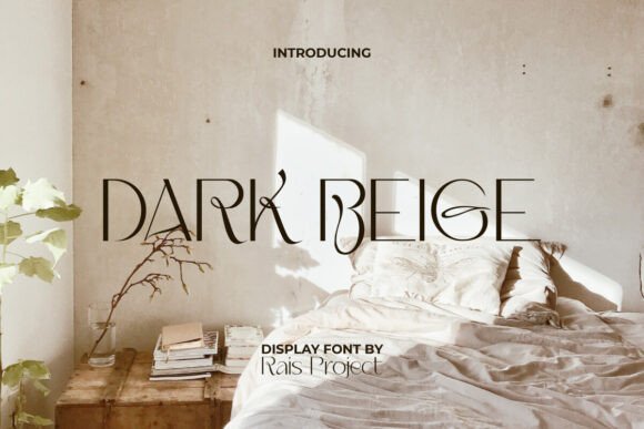 Dark Beige: A Display Font for Modern Branding