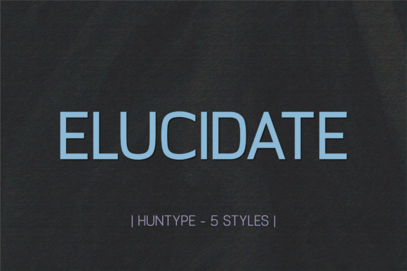 Elucidate: A Modern Sans Serif Font for Digital Marketing