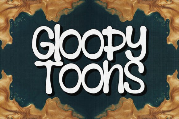 Gloopy Toons: A Playful Font for Digital Creativity