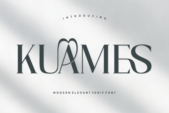 Kuames: A Serif Font for Sophisticated Editorial Design