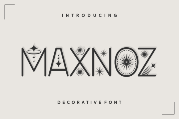 Maxnoz: A Geometric Typeface for Modern Web Design