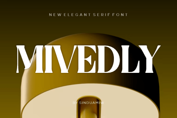 Mivedly: A Stylish Serif Font for Professional Branding