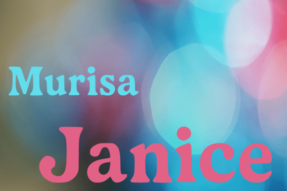 Murisa Janice — A Serif Font with Quiet Authority
