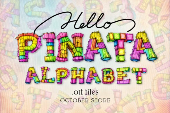 Piñata Pinata Alphabet Font for Vibrant Web Design