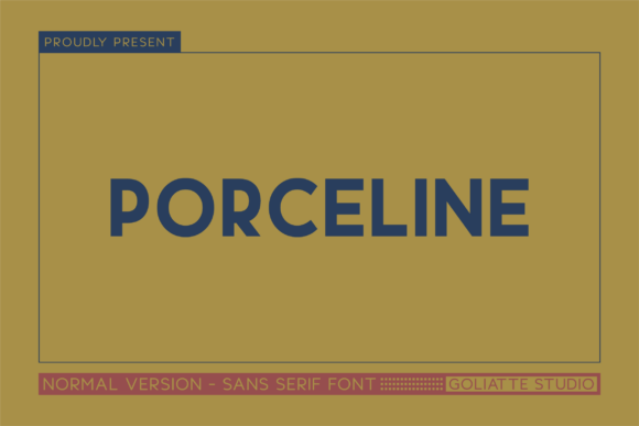 Porceline: A Modern Sans Serif Font for Bold Campaigns