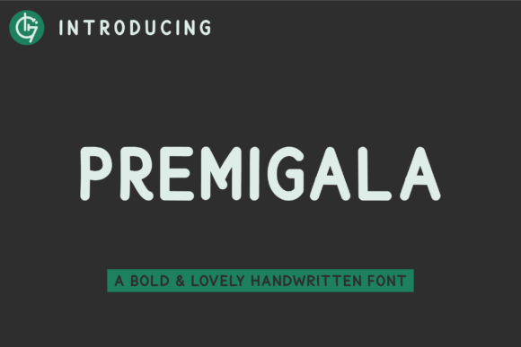 Premigala: A Handwritten Font for Creative Makers