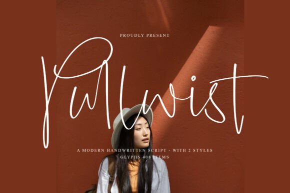 Pullwist: A Handwritten Script Font for Editorial Design