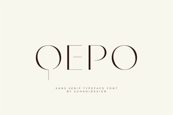 QEPO: A Modern Sans Serif Font for Campaign Creativity