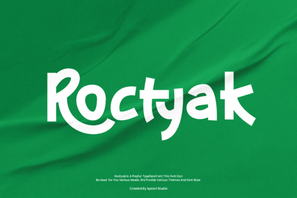 Roctyak: A Bold and Playful Sans Serif Font for Creative Projects
