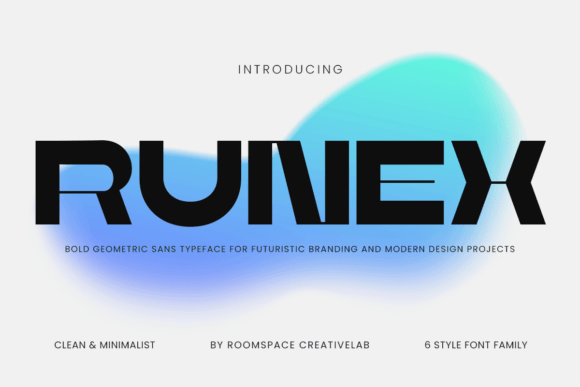 Runex: A Bold Sans Serif Font for Modern Editorial Design