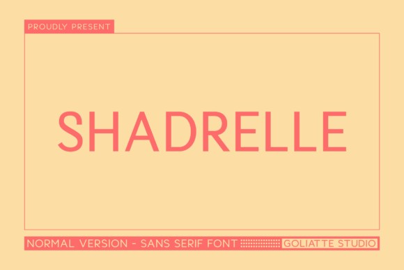 Shadrelle: A Modern Sans Serif Font for Web Projects