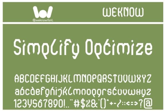 Simplify Optimize: A Cyberpunk Display Font for Editorial Design