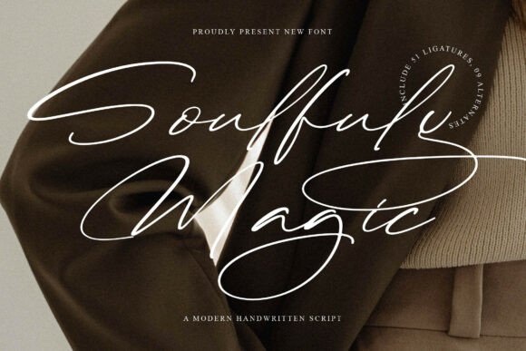 Soulfuly Magic: A Font That Elevates Branding with Elegance