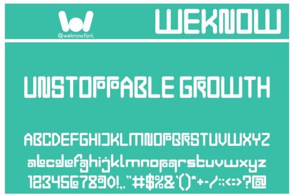 Unstoppable Growth: A Display Font for Bold Editorial Statements
