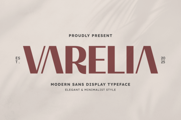 Varelia: A Modern Sans Serif Font for Polished Branding